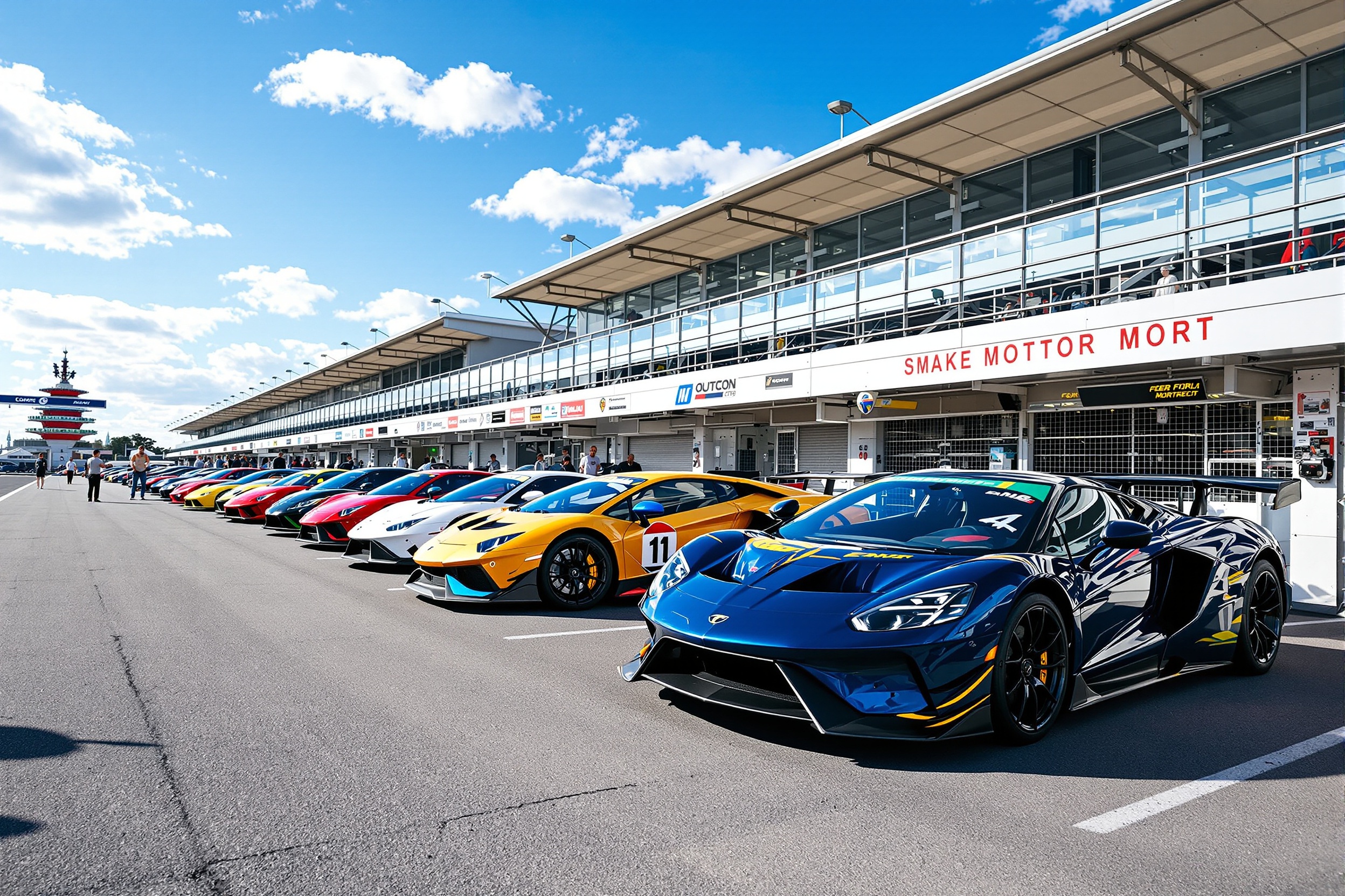 Paddock Lineup